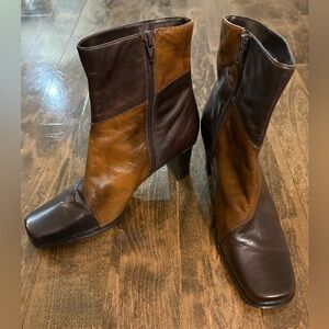 VINTAGE LIZ CLAIBORNE Leather Ankle Boots Size 7